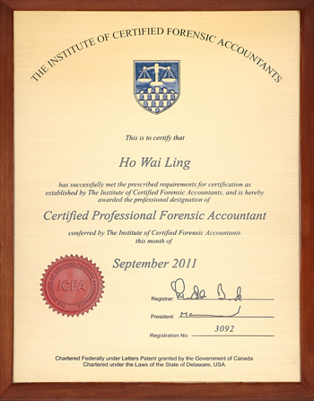 美國(guó)法證會(huì)計(jì)師證書(shū)